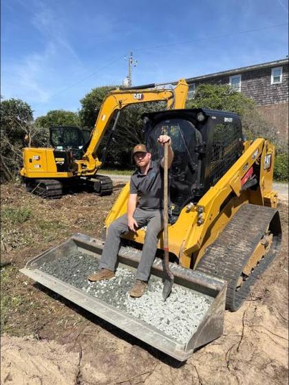 On site with the machines